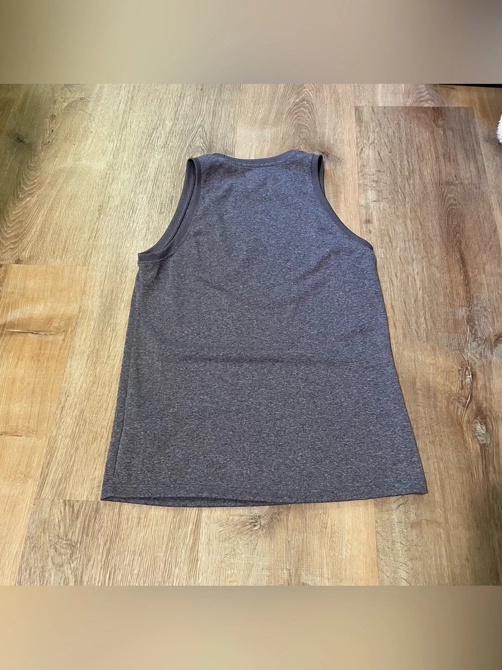 Women’s Nike muscle tank, purple heather color